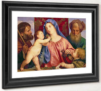 Madonna Of The Cherries With Joseph St. Zacharias And John The Baptist (Panel) By Titian Fine Art Print