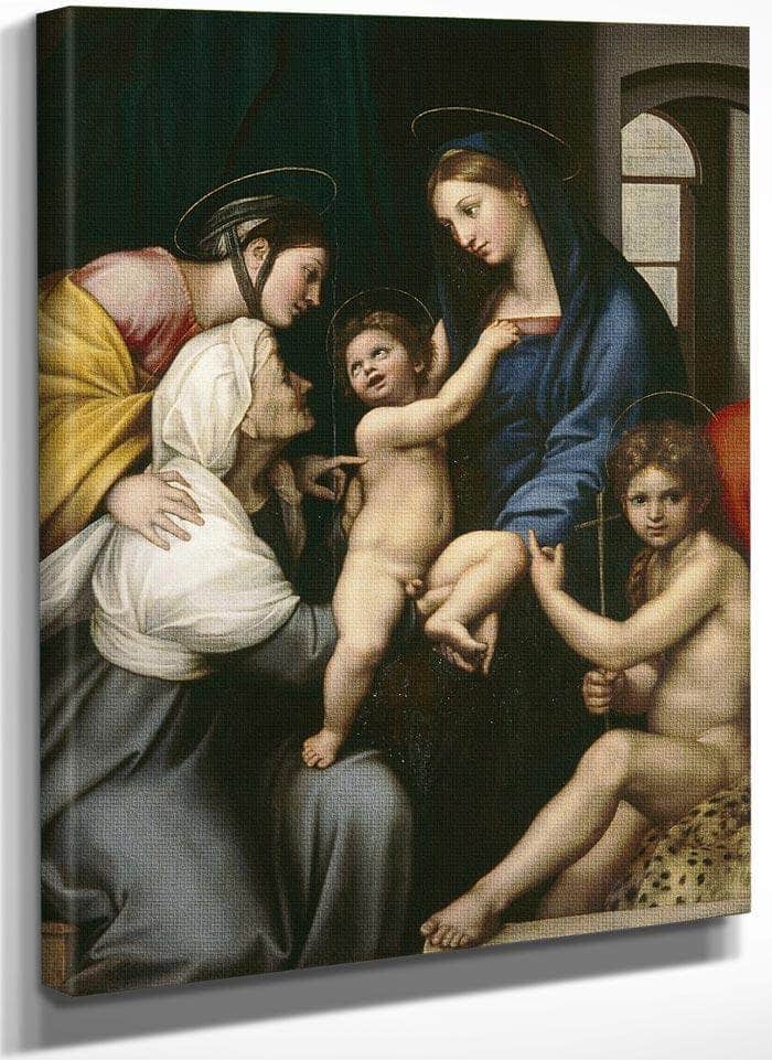 Madonna Of The Cloth By Raphael Fine Art Print