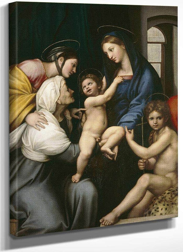 Madonna Of The Cloth By Raphael Fine Art Print