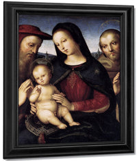 Madonna With Child And Saints 1502 By Raphael Sanzio Fine Art Print