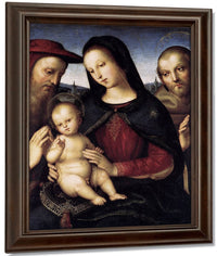 Madonna With Child And Saints 1502 By Raphael Sanzio Fine Art Print