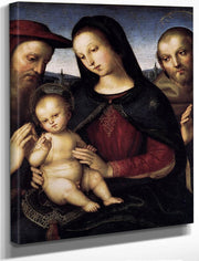 Madonna With Child And Saints 1502 By Raphael Sanzio Fine Art Print