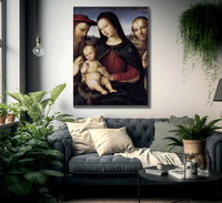 Madonna With Child And Saints 1502 By Raphael Sanzio Fine Art Print
