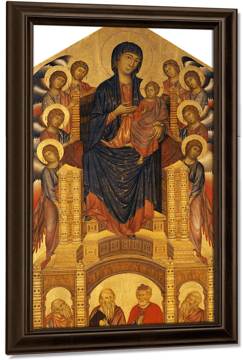 Maesta Of Santa Trinita 1290 By Cimabue Fine Art Print