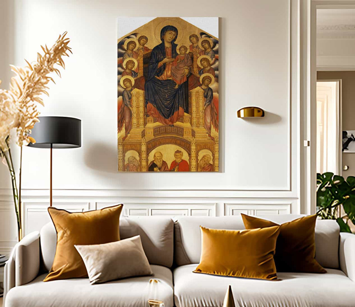 Maesta Of Santa Trinita 1290 By Cimabue Fine Art Print