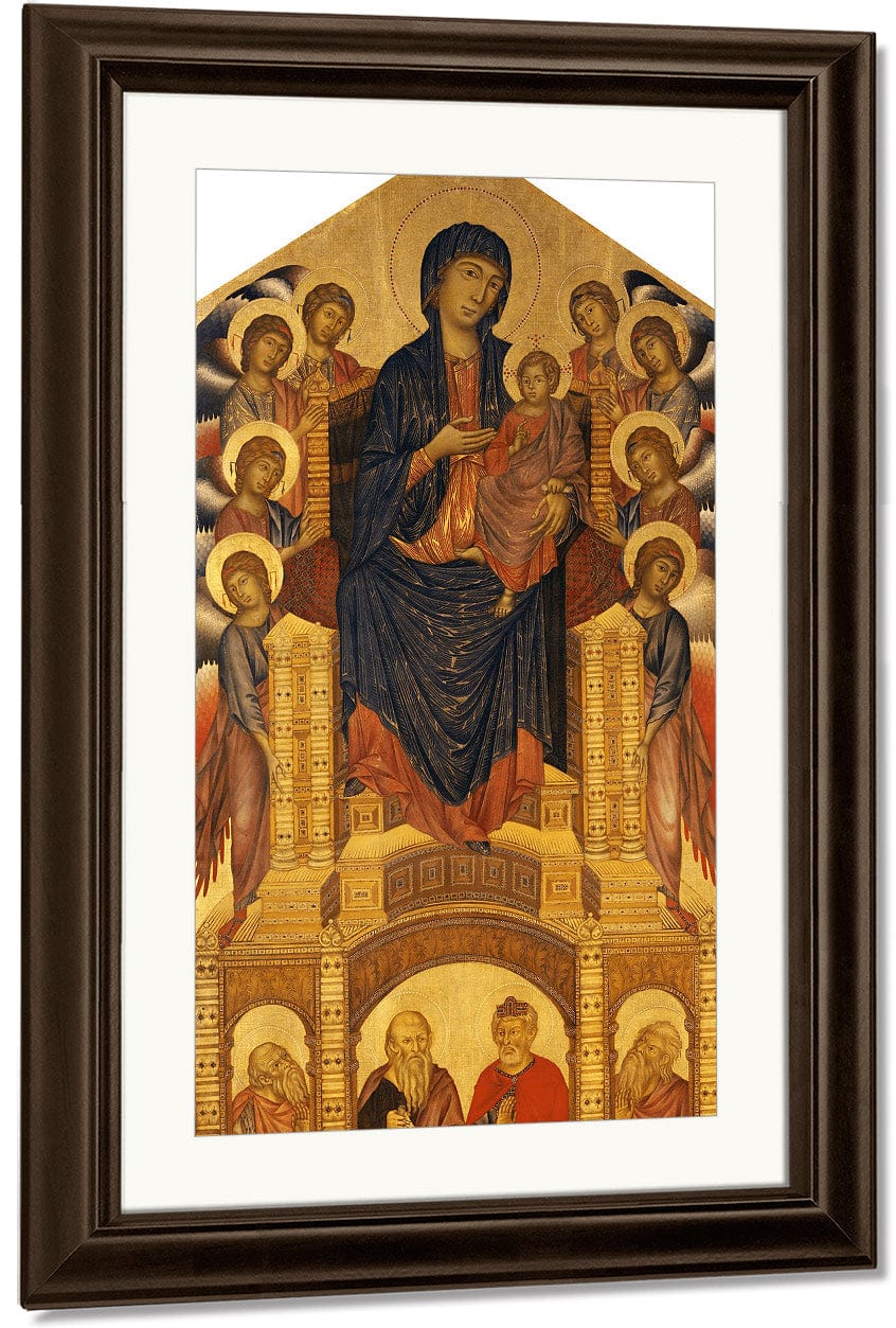 Maesta Of Santa Trinita 1290 By Cimabue Fine Art Print