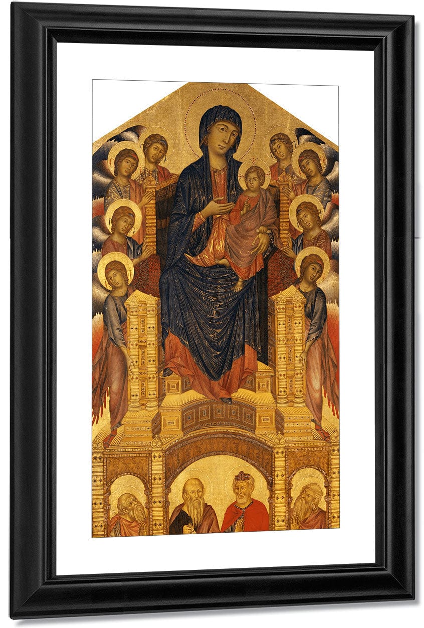 Maesta Of Santa Trinita 1290 By Cimabue Fine Art Print