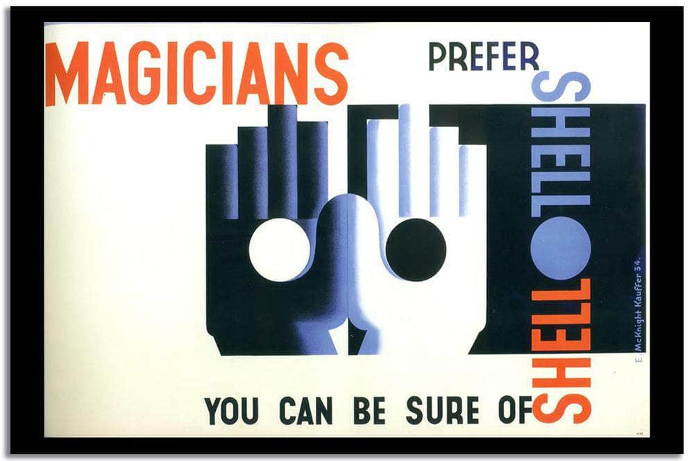 Magicans  Vintage Poster Fine Art Print