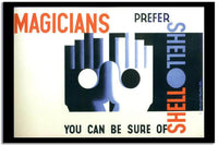 Magicans  Vintage Poster Fine Art Print