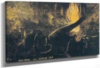 Mahna No Varrua Ino ( The Day Of The Bad Spirit) By Paul Gauguin Fine Art Print