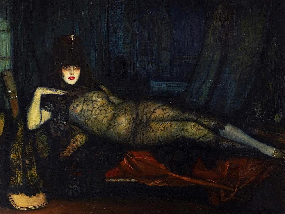 Maja Maldita By Federico Beltran Masses Fine Art Print