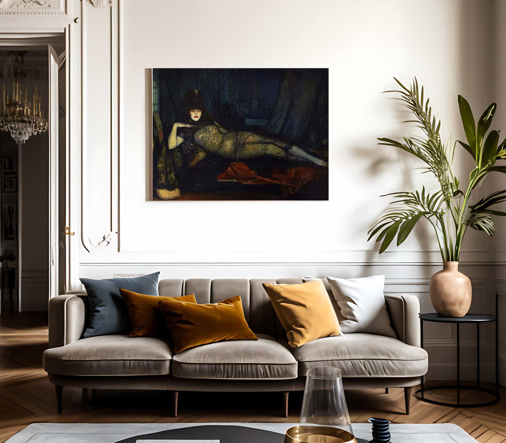 Maja Maldita By Federico Beltran Masses Fine Art Print