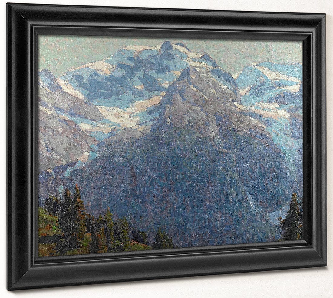 Majestic Alpine Scene By Edgar Payne Fine Art Print