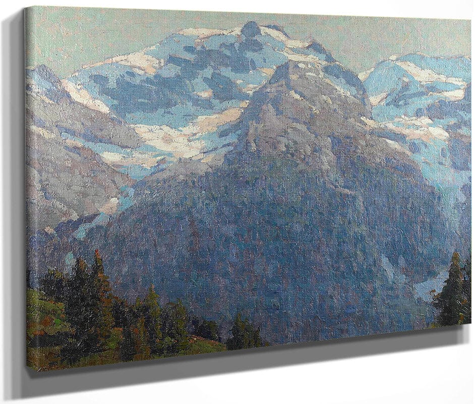 Majestic Alpine Scene By Edgar Payne Fine Art Print