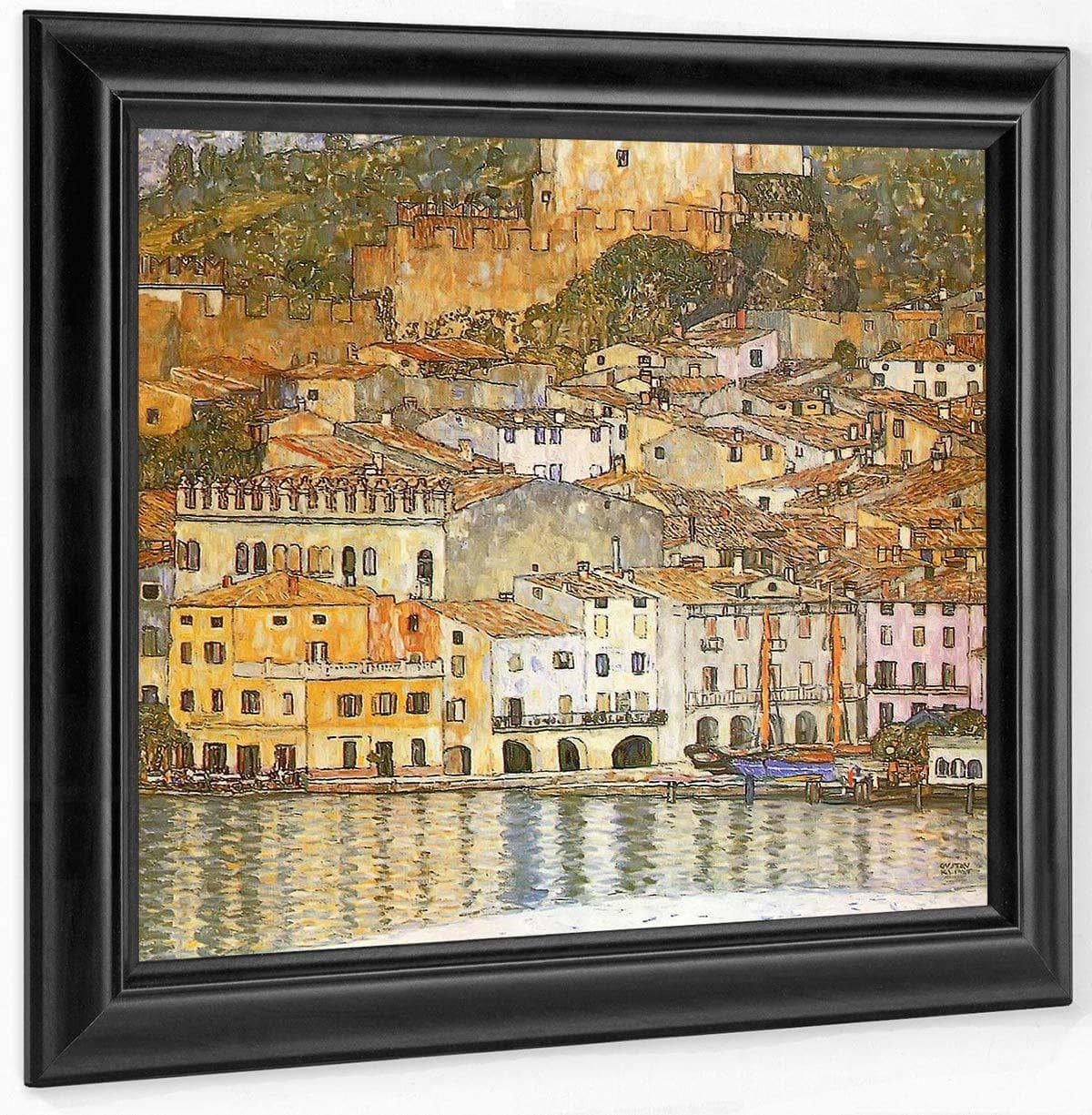 Malcesine On Lake Garda By Gustav Klimt Fine Art Print