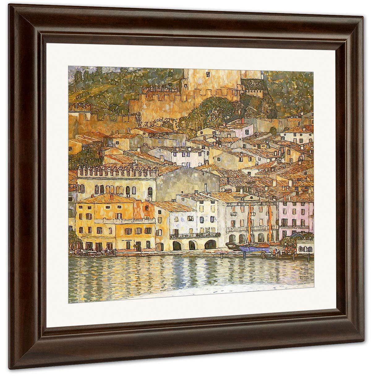 Malcesine On Lake Garda By Gustav Klimt Fine Art Print