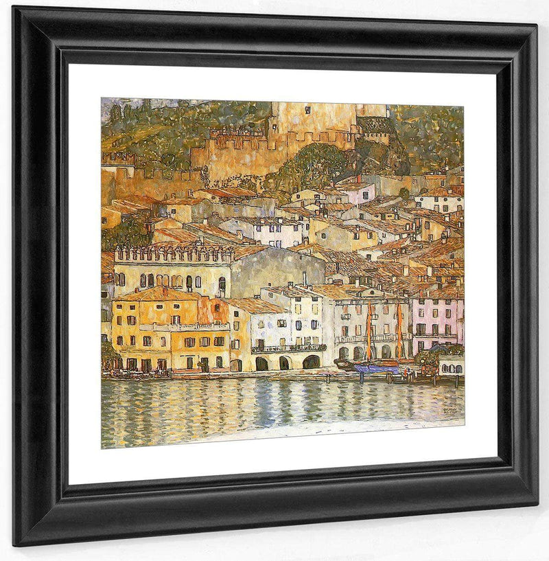 Malcesine On Lake Garda By Gustav Klimt Fine Art Print