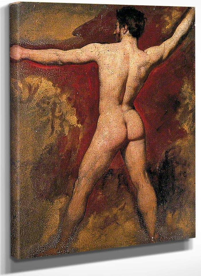 Male Nude 2 By William Etty Fine Art Print