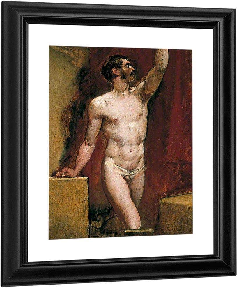 Male Nude 23 By William Etty Fine Art Print