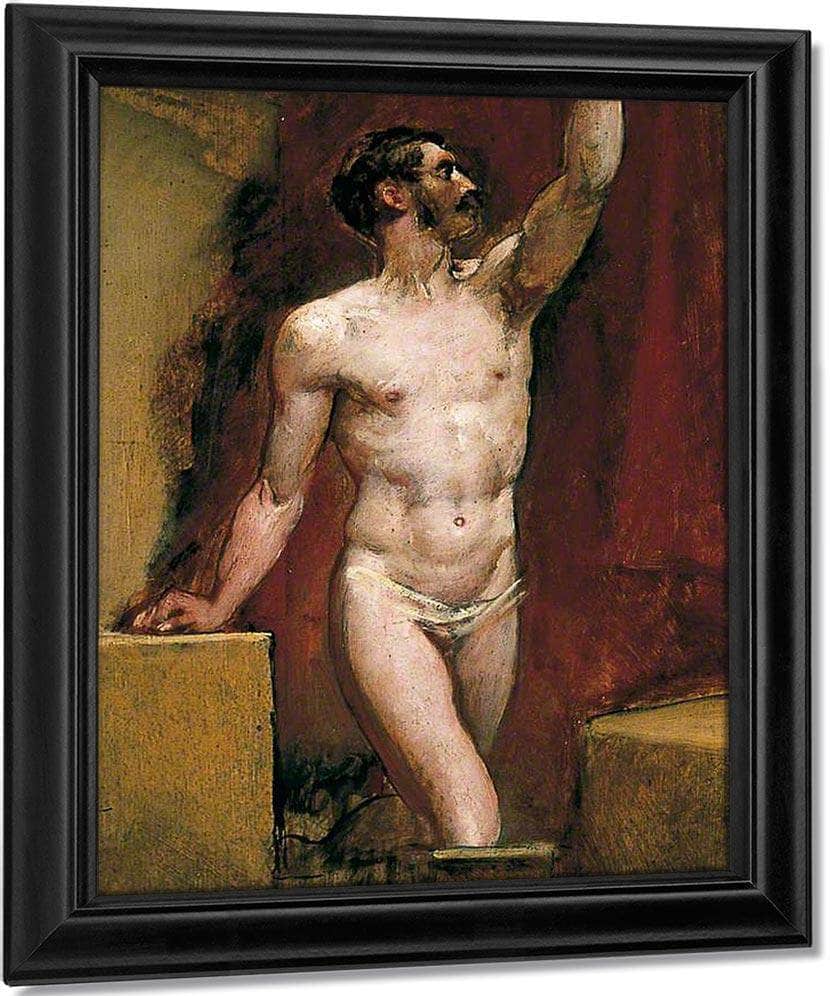 Male Nude 23 By William Etty Fine Art Print