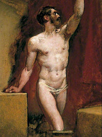 Male Nude 23 By William Etty Fine Art Print