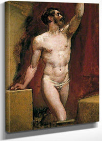 Male Nude 23 By William Etty Fine Art Print