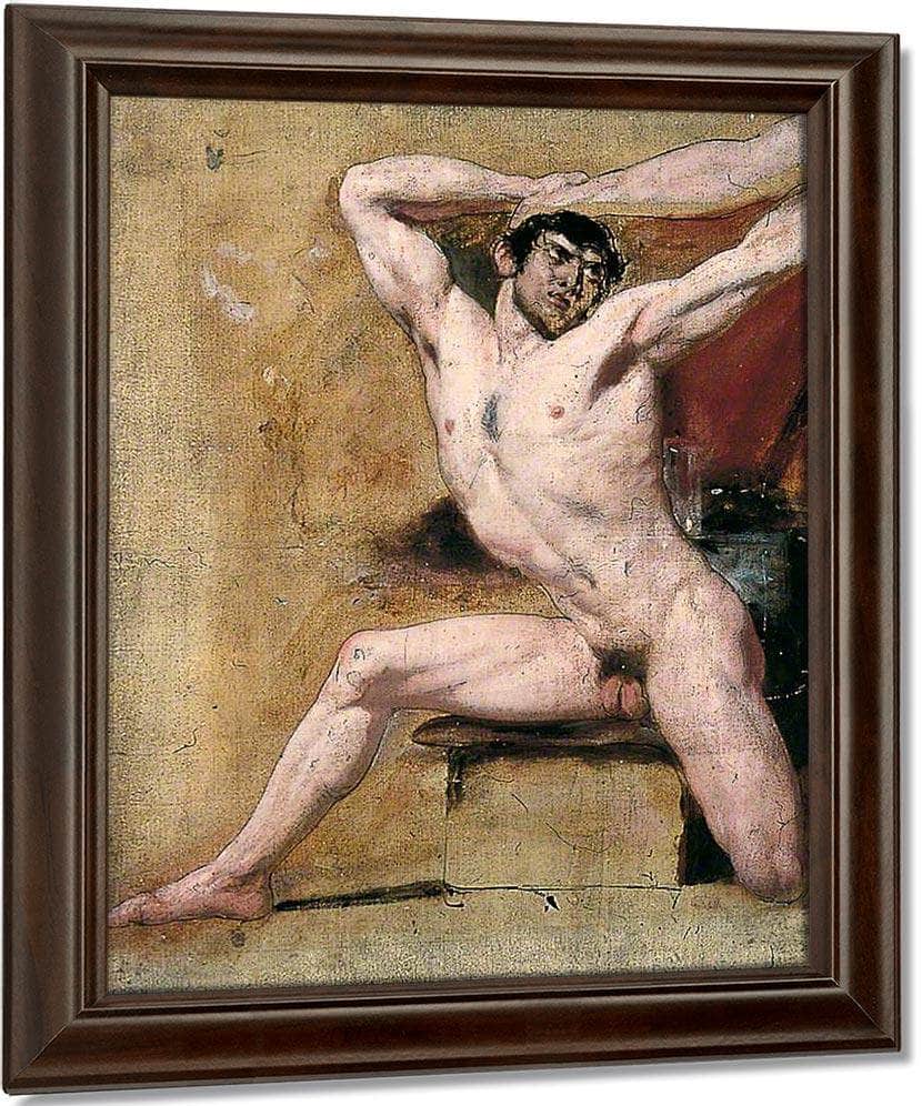 Male Nude 3 By William Etty Fine Art Print