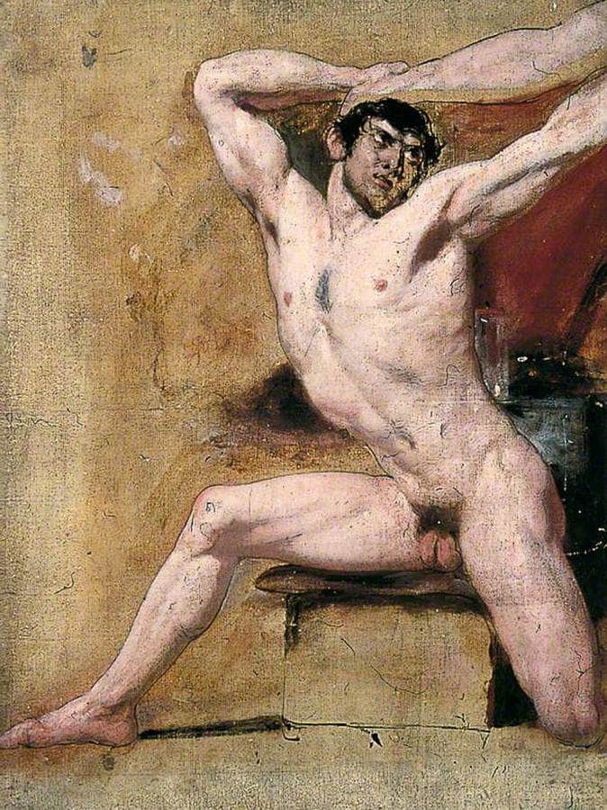 Male Nude 3 By William Etty Fine Art Print