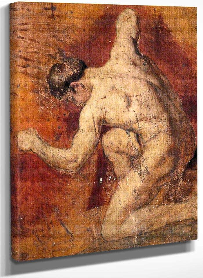Male Nude 33 By William Etty Fine Art Print