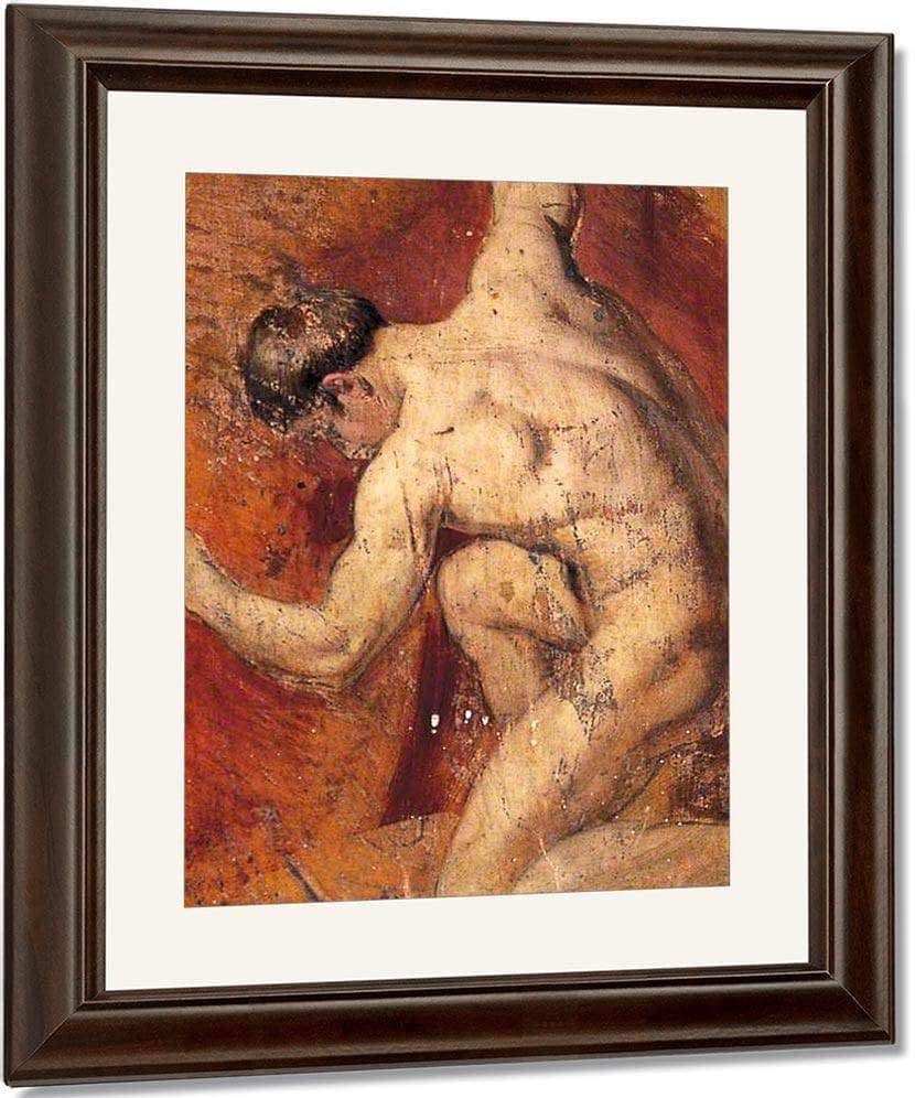 Male Nude 33 By William Etty Fine Art Print