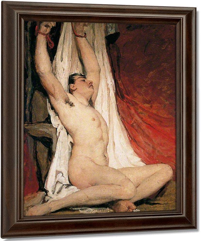 Male Nude By William Etty Fine Art Print