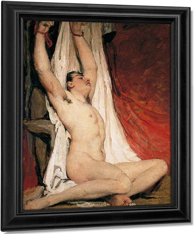 Male Nude By William Etty Fine Art Print