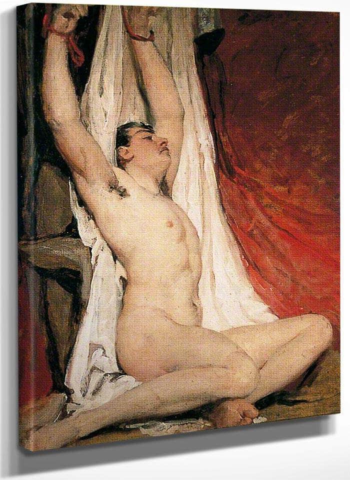 Male Nude By William Etty Fine Art Print