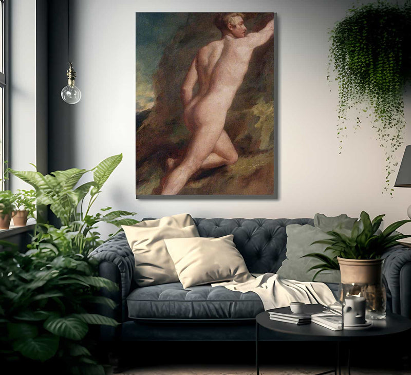 Male Nude Study By William Etty Fine Art Print