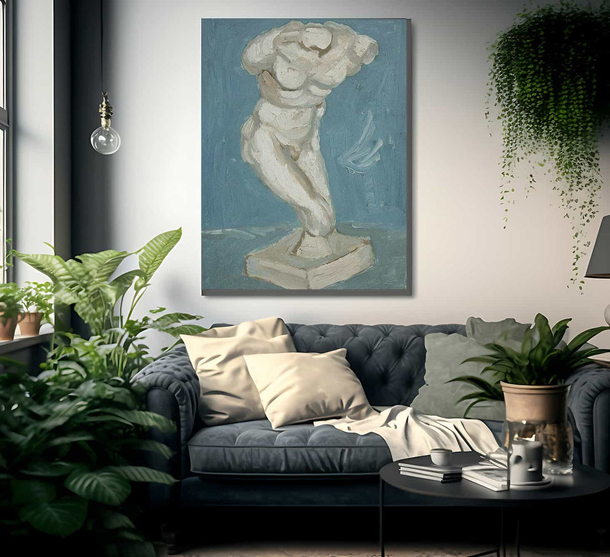 Male Torso By Vincent Van Gogh Fine Art Print