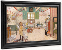 Mamma's And The Small Girls' Room By Carl Larsson Fine Art Print