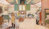 Mamma's And The Small Girls' Room By Carl Larsson Fine Art Print