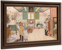 Mamma's And The Small Girls' Room By Carl Larsson Fine Art Print