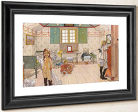 Mamma's And The Small Girls' Room By Carl Larsson Fine Art Print