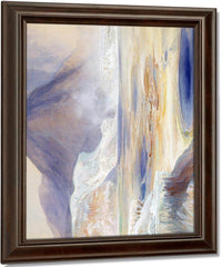 Mammoth Hot Springs, Yellowstone By Thomas Moran Fine Art Print