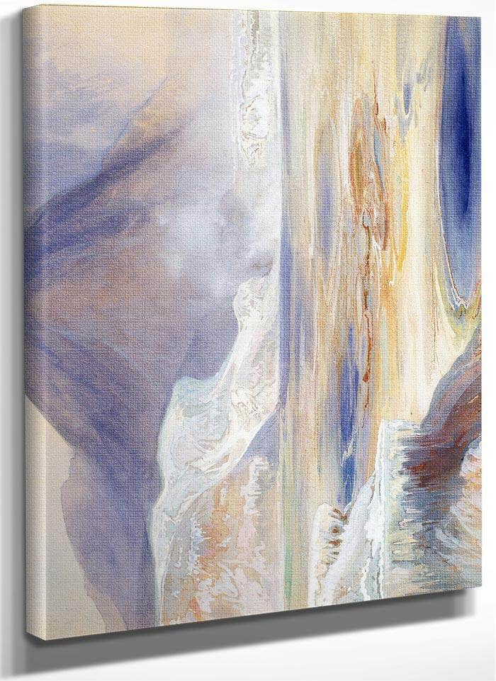 Mammoth Hot Springs, Yellowstone By Thomas Moran Fine Art Print