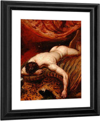 Man Lying Face Down By William Etty Fine Art Print