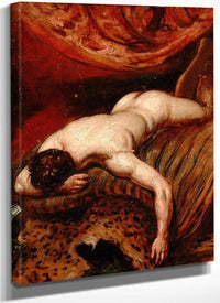 Man Lying Face Down By William Etty Fine Art Print