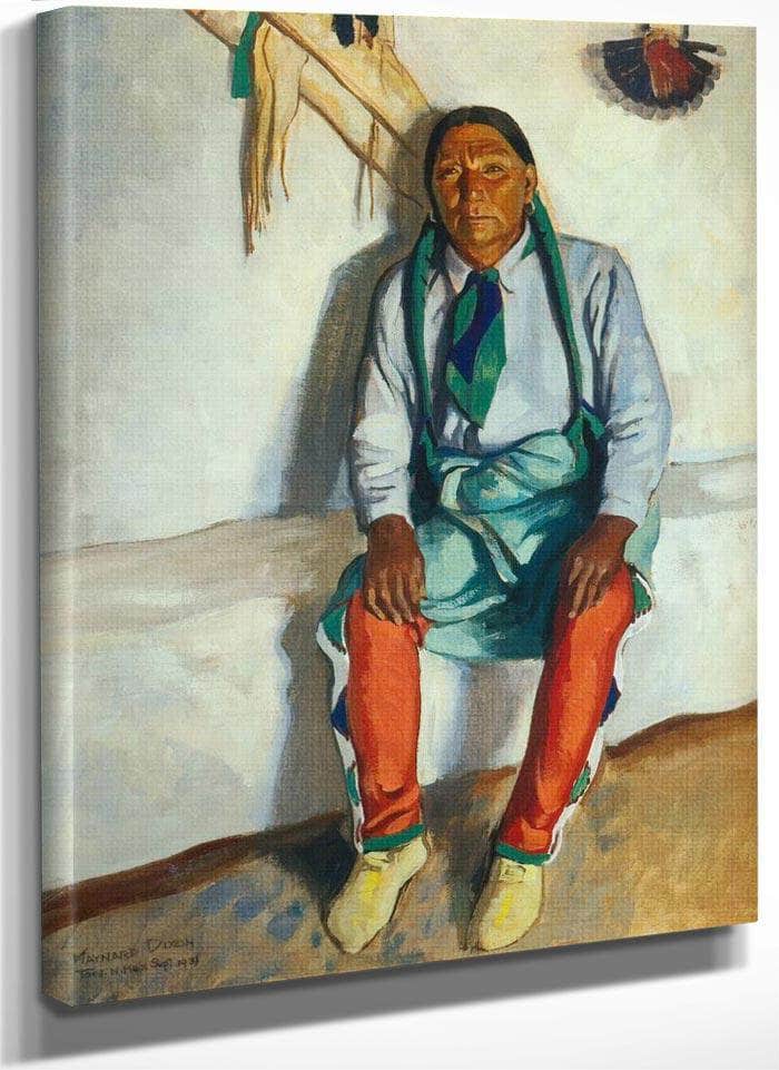 Man Of Taos By Maynard Dixon Fine Art Print