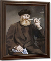 Man Smoking A Pipe By Edouard Manet Fine Art Print