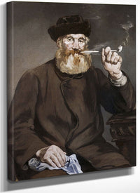 Man Smoking A Pipe By Edouard Manet Fine Art Print