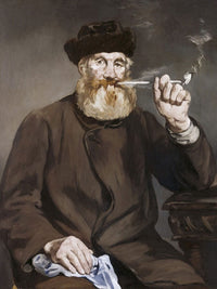 Man Smoking A Pipe By Edouard Manet Fine Art Print