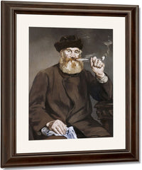 Man Smoking A Pipe By Edouard Manet Fine Art Print
