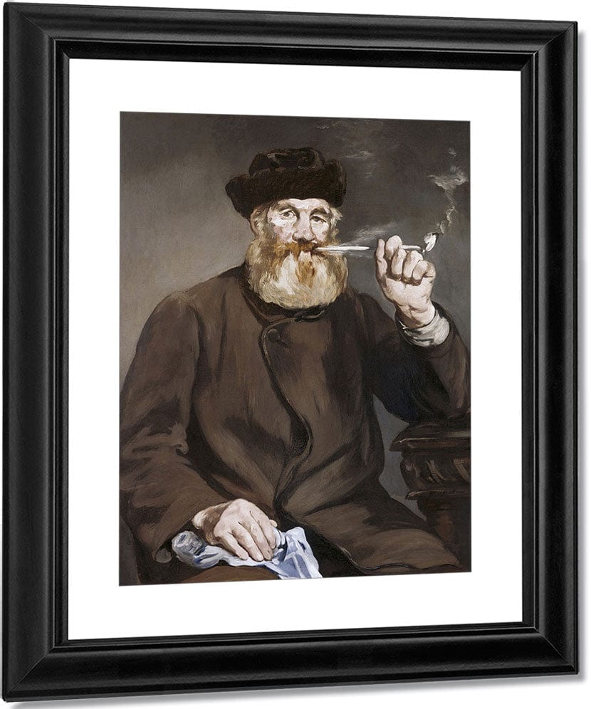 Man Smoking A Pipe By Edouard Manet Fine Art Print