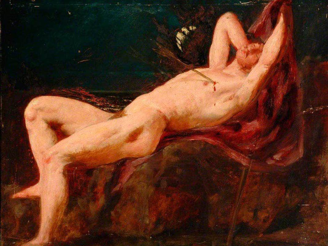 Man With An Arrow William Etty Reproduction Fine Art Print